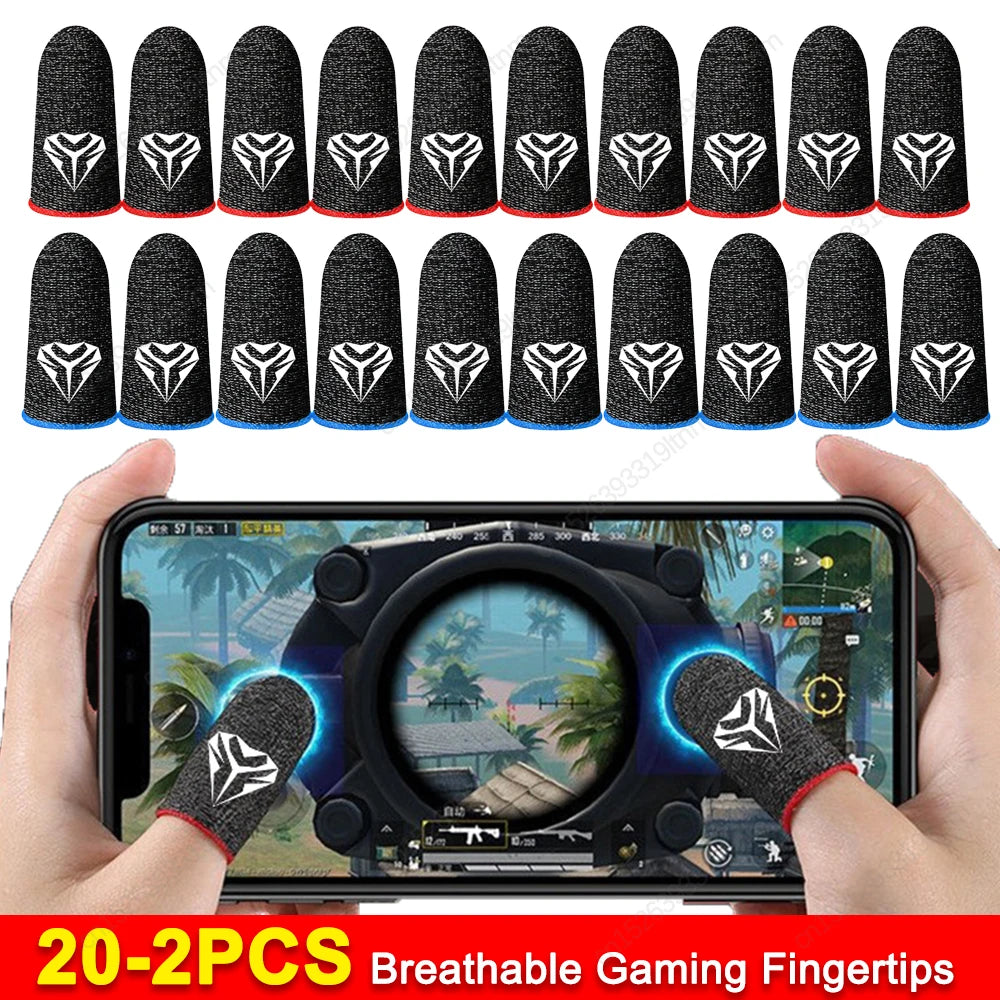 Pro Gaming Finger Sleeves | Ultra-Thin Grip for PUBG, COD & Mobile Games